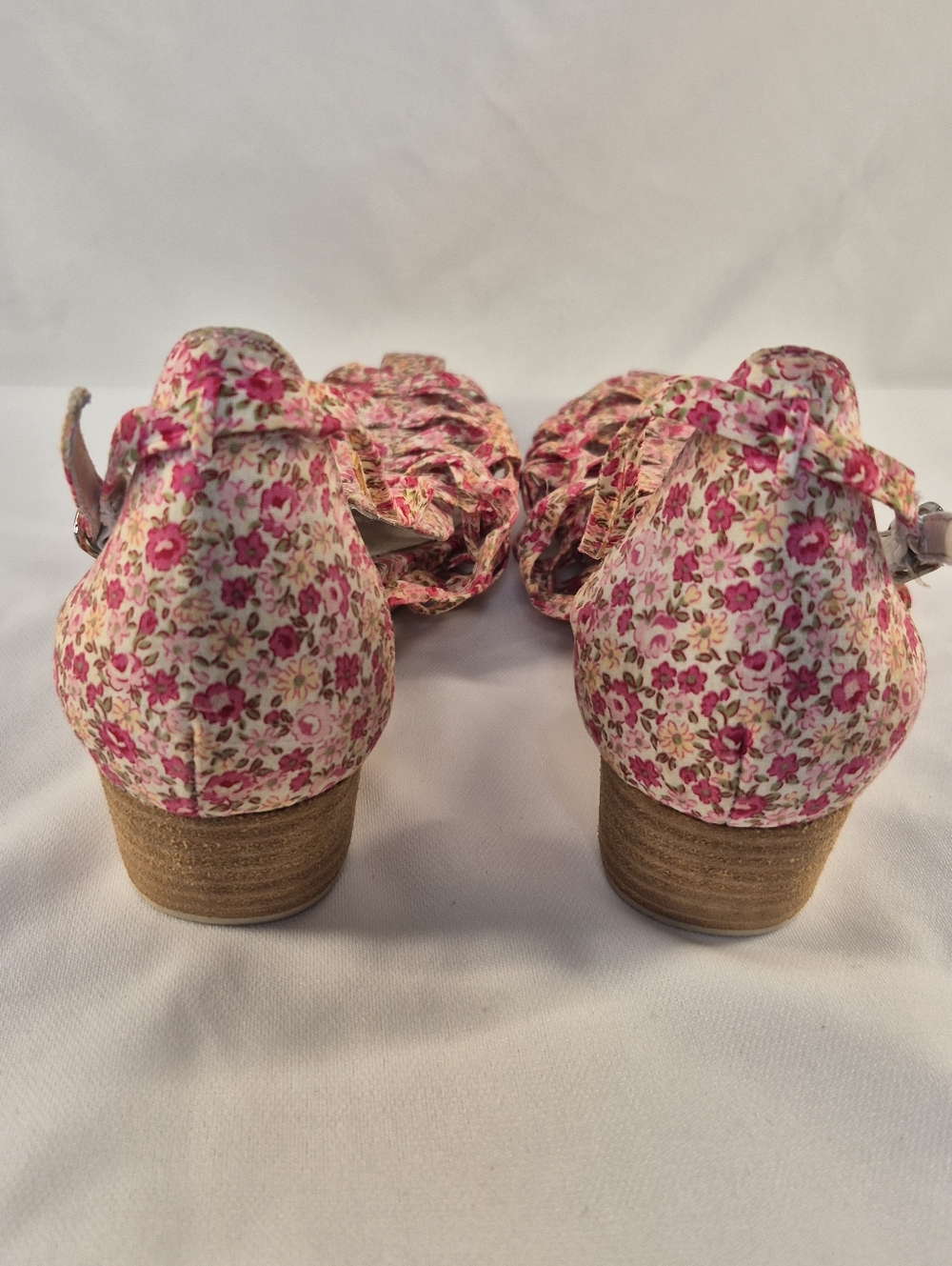 Jeffrey Campbell Women's 10 Kithira Micro Wedge Sandals Pink Sandals Shoes NEW - Picture 9 of 10